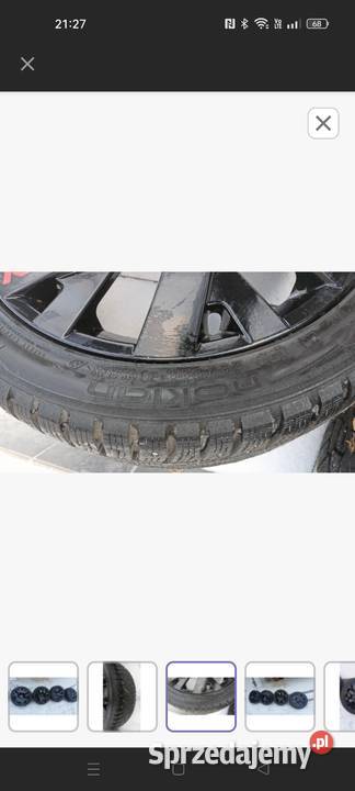 Zimowe koła aluminiowe citroen 17 z kolcami Rzeszów