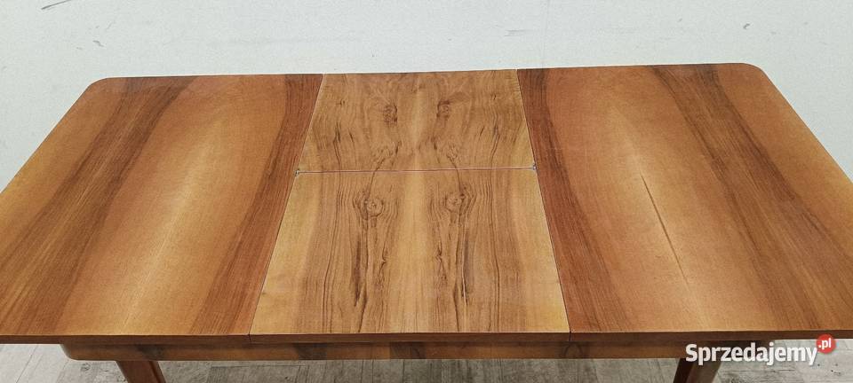 stół Halabala orzech design lata 6070 vintage Radomsko