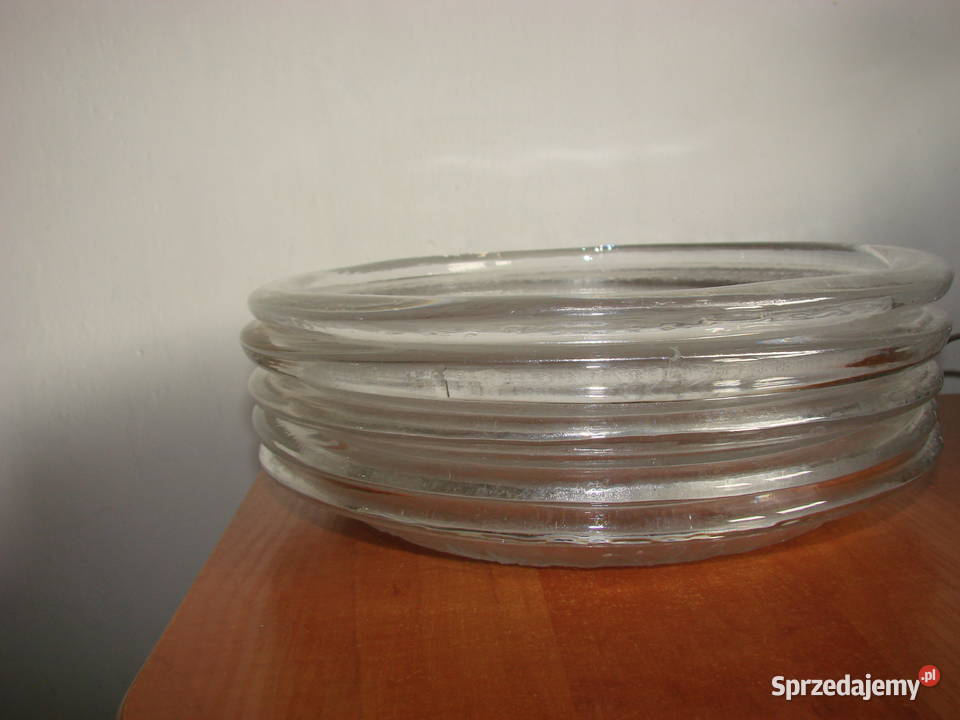 ciężki szklany talerz 25 sprzedam