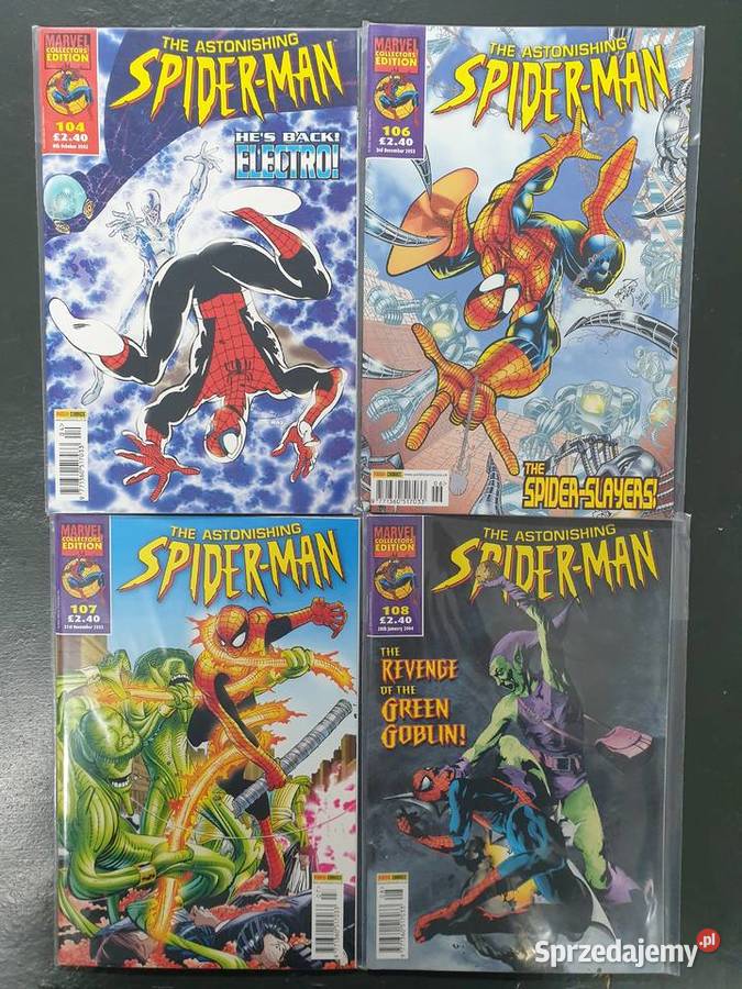 The Astonishing SpiderMan kolekcja 32 komiksów Gdynia