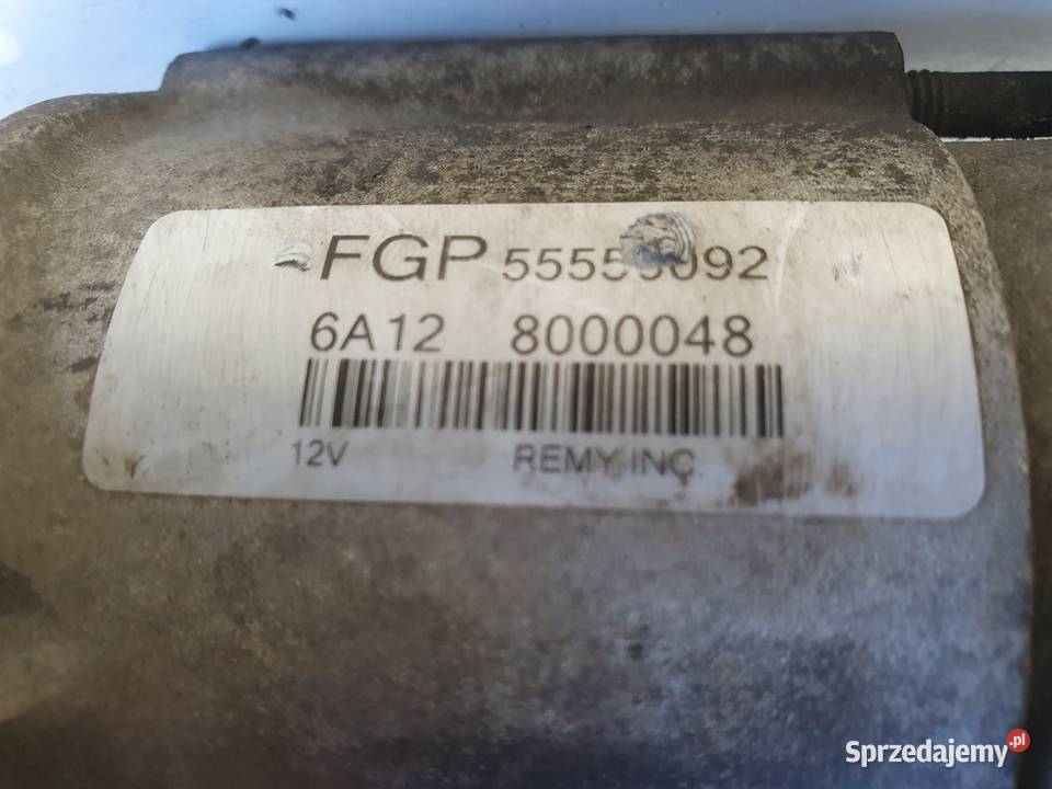 ROZRUSZNIK Opel Astra III H 16 16V ROZRUSZNIK Układ elektryczny silnika Chełm