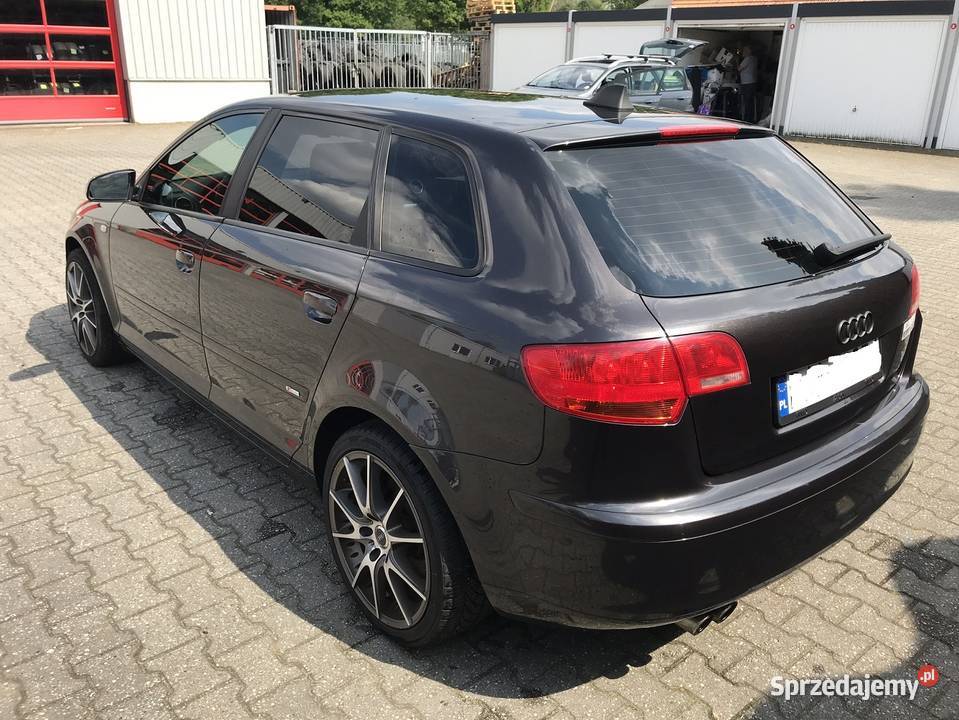 Grafitowe Audi A3 8p 20tdi 170 S Line Quattro czujnik zmierzchu Jodłówka