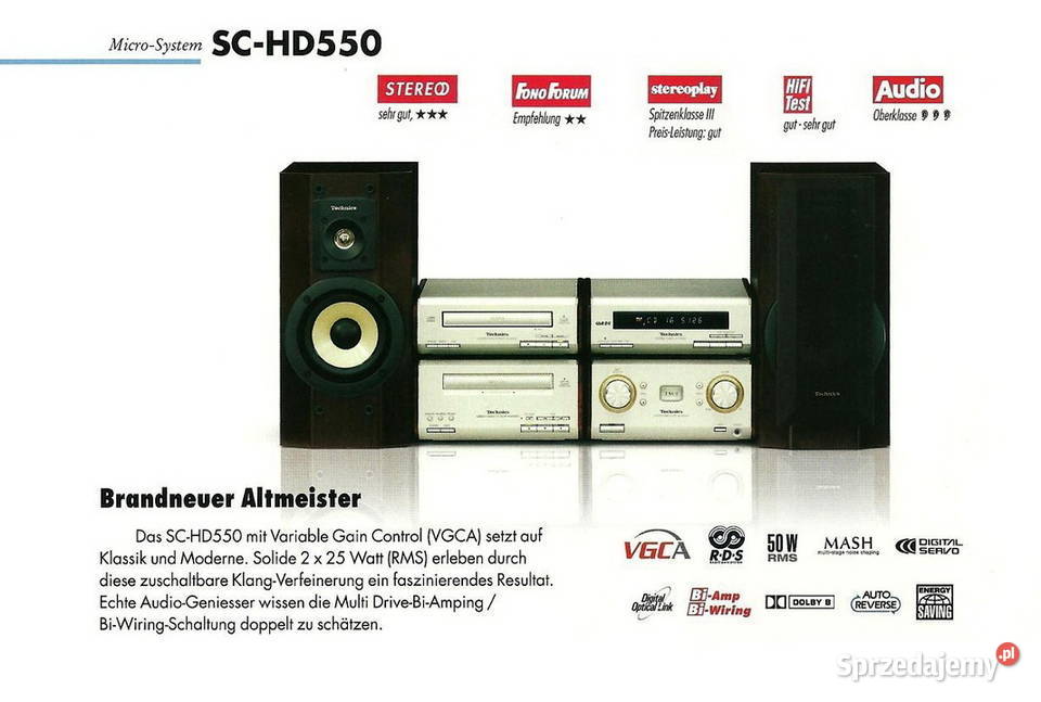 Wieża Technics SCHD 550 Katowice