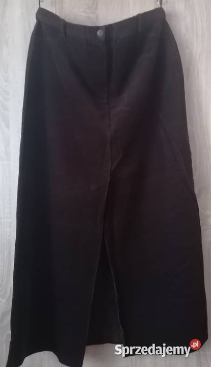 Spódniczka maxi ze sztruksu brązowa XL Rozmiar 42(XL) Spódnice i sukienki Łódź