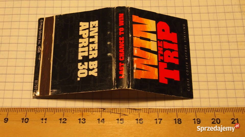Marlboro Unlimited zapałki Eddy Match Canada