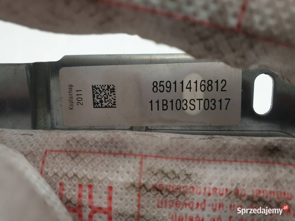 BMW F01 PRAWA KURTYNA AirBag PASAŻERA Poduszki powietrzne