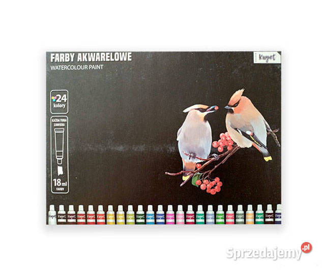 akwarele farby 24 komplet farb akwarelowych Olsztyn