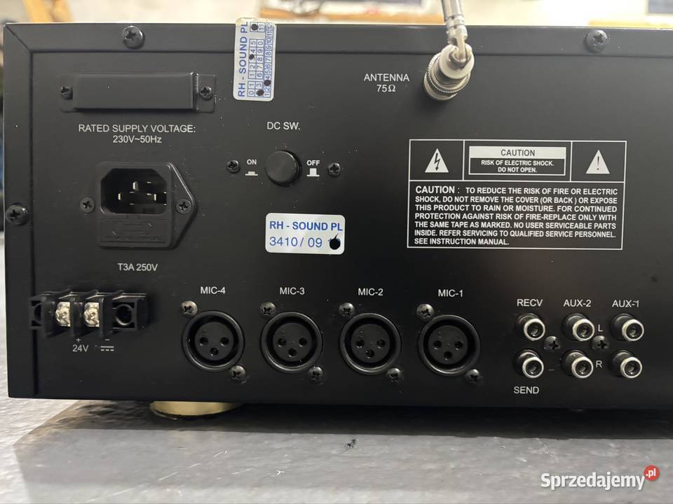 Wzmacniacz radiowęzłowy Show SA9120CDT Stadła sprzedam