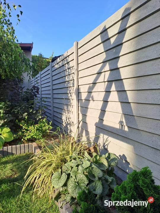 Markowe ogrodzenia betonowe Płyty słupki Bielany Wrocławskie