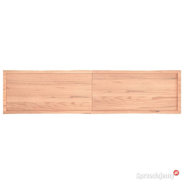 Blat jasnobrązowy 220x50x24 drewno z naturalną mazowieckie Warszawa sprzedam