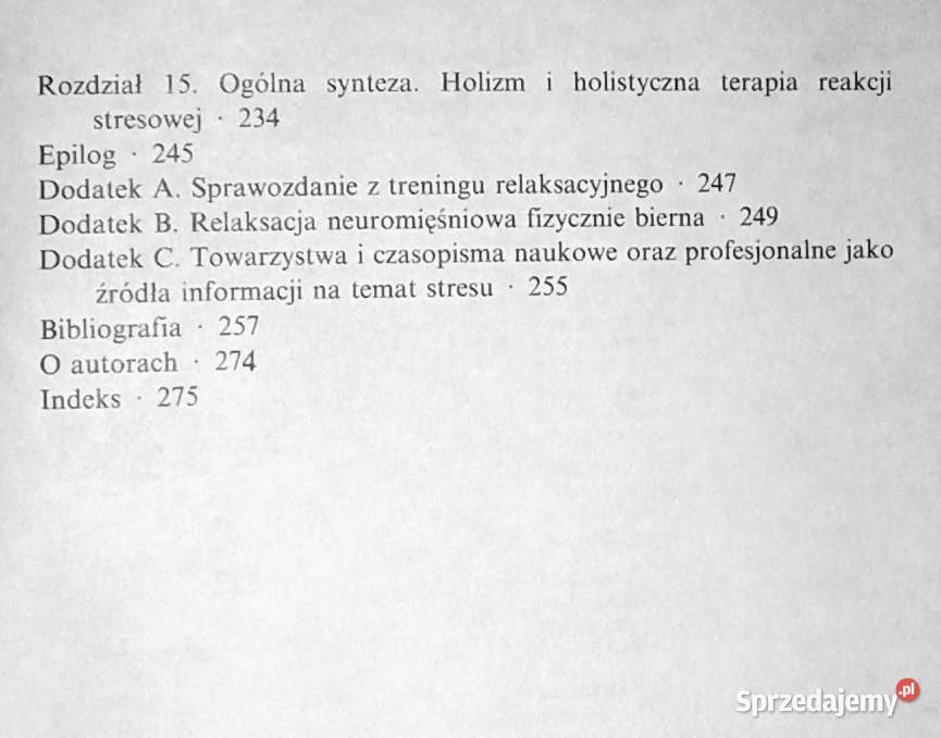 Stres Przyczyny terapia i autoterapia George S Chełm