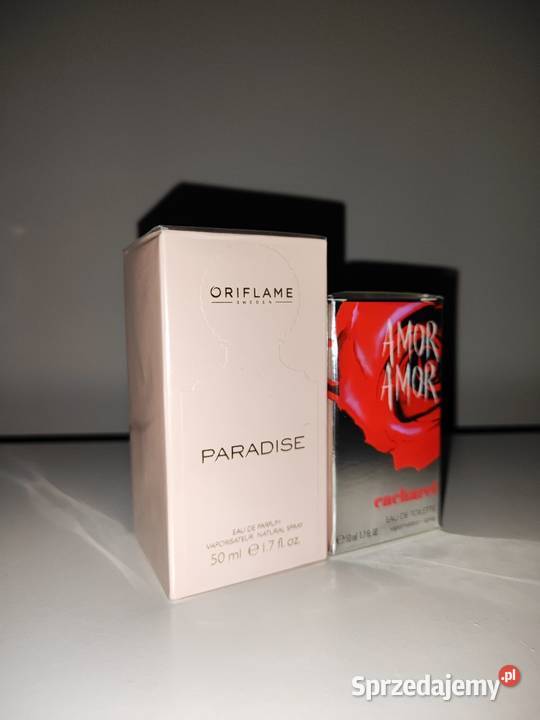 Zestaw Paradise Oriflame i Cacharel Amor Dla kobiet śląskie Ruda Śląska