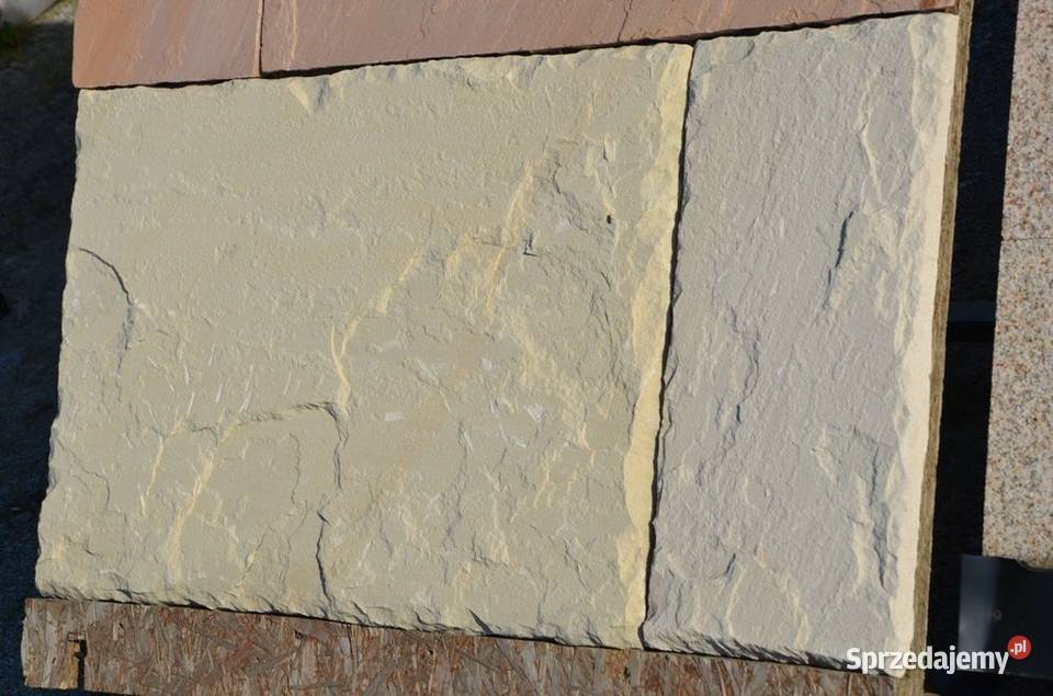 PŁYTKI Z PIASKOWCA WAPIEŃ YELLOW ŻÓŁTY Bielawa
