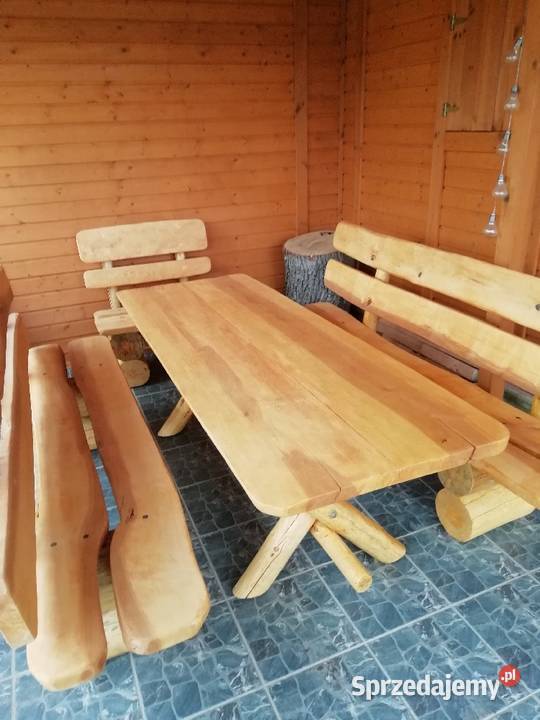 Meble ogrodowe drewno olchowe śląskie Katowice