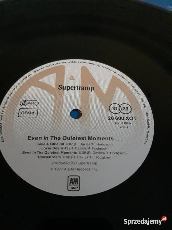 SUPERTRAMP Even In The Quietest Moments Rzeszów