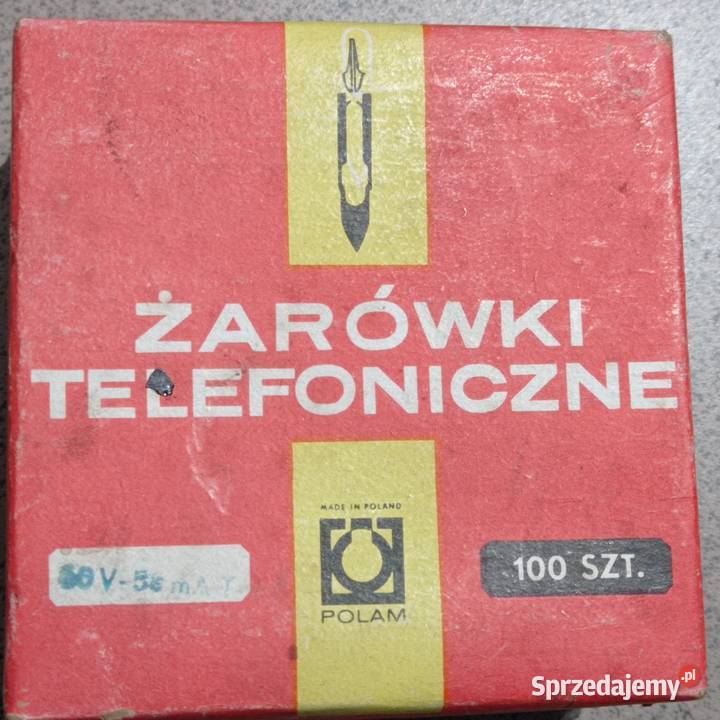 Żarówka telefoniczna 60V 30 mA T 68