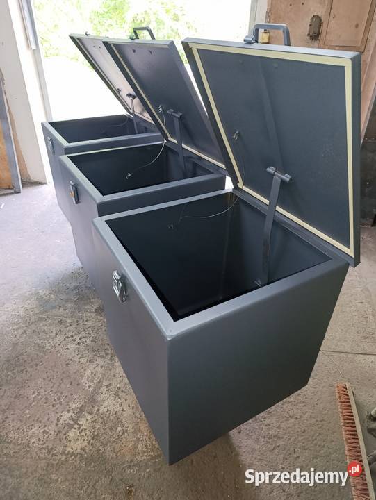 Zasobnik kosz zbiornik na eko groszek blacha małopolskie Orawka