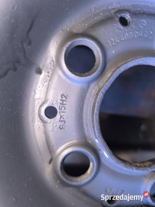 Mercedes 124 felgi stalowe 3 sztuk 5x112 Samochodowe