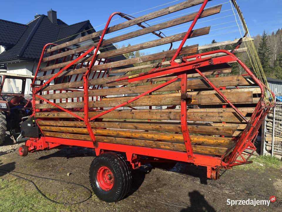 Przyczepa samozbierająca przyczepy nieuszkodzony małopolskie Słopnice sprzedam