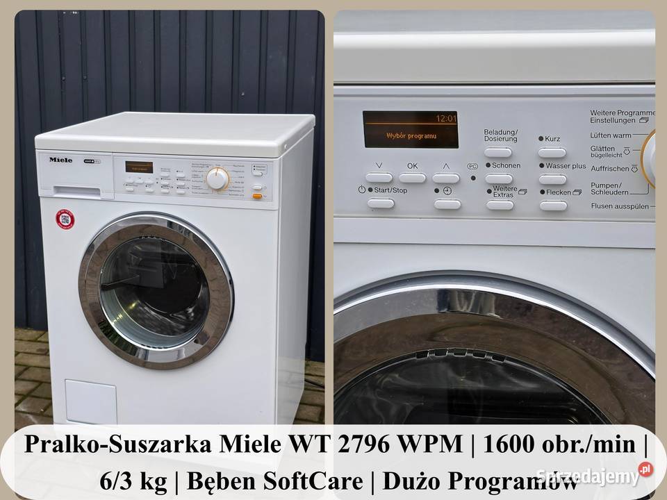PralkoSuszarka Miele WT 2796 WPM 63 1600 obrmin Opole