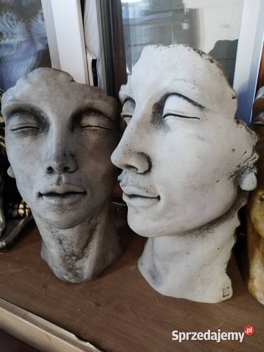 Żeźby Ogrodowe głowy z beonu