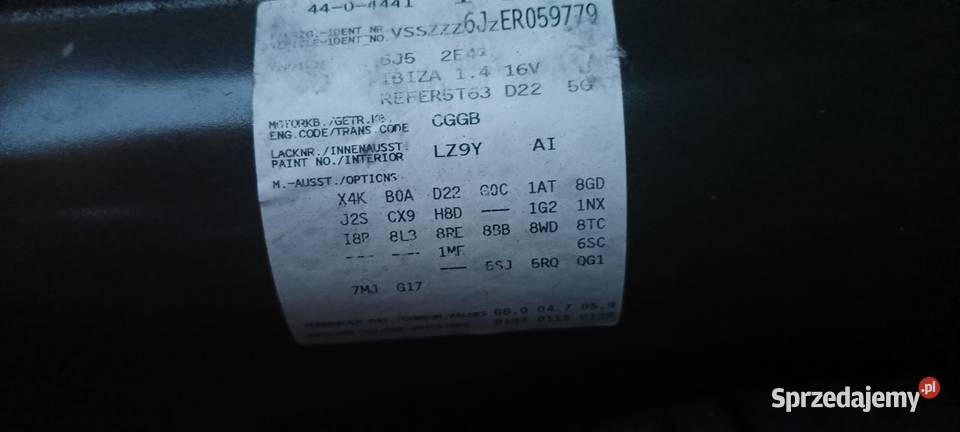 seat ibiza 6j lift 2014r na części Motoryzacja Brzeźno