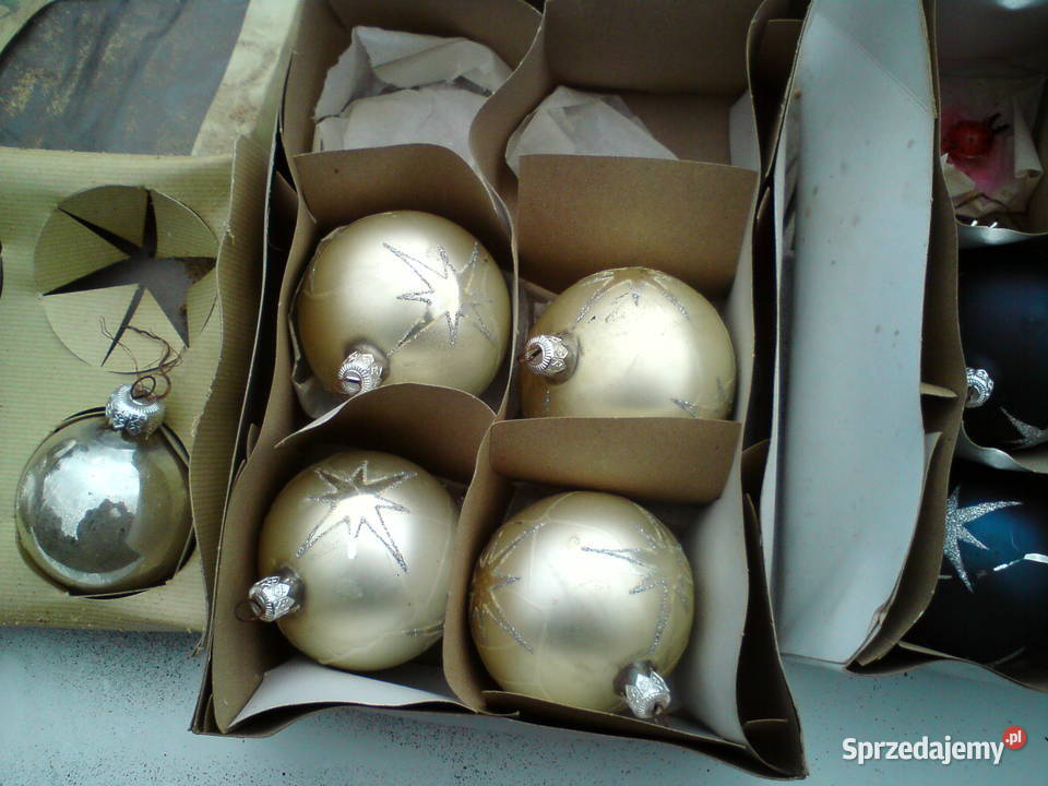 Bombki choinkowe szklane Aleksandrów Łódzki