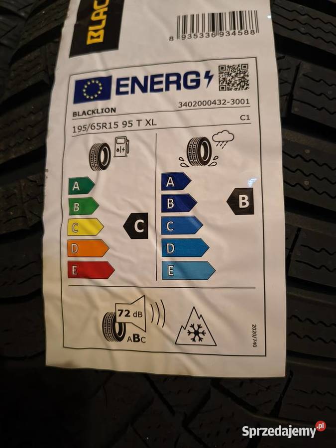 OPONY ZIMOWE 19565 R15 BLACKLION W5 Winter 95T zima Kolbuszowa