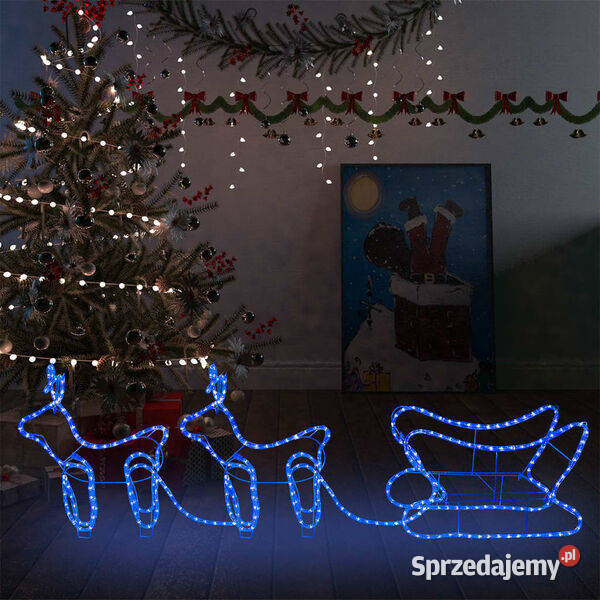 vidaXL Świąteczna dekoracja zewnętrzna renifery Warszawa