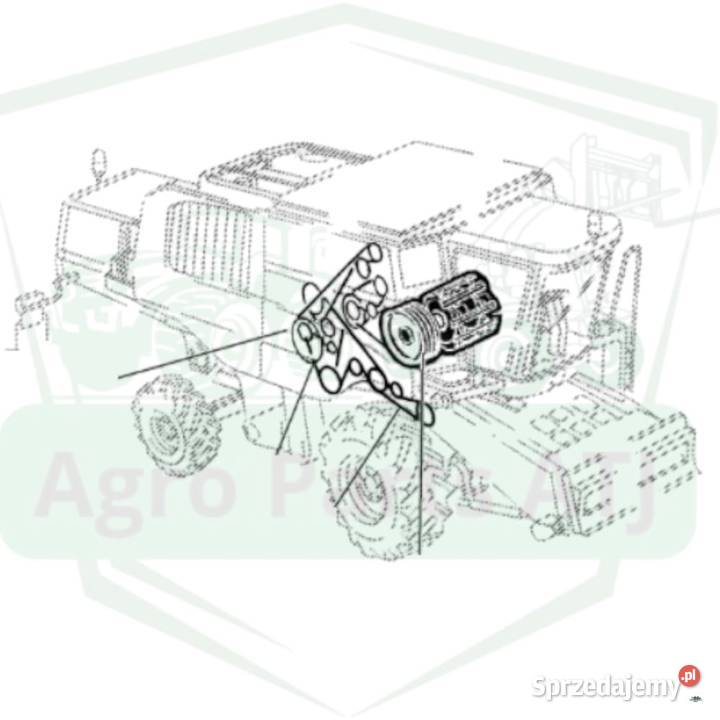 Wariator H144038 Koło Pasowe AH141973 John Deere Ciechanowiec