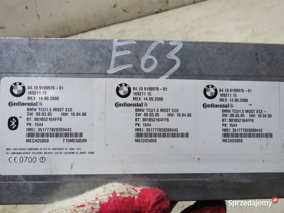 MODUŁ STEROWNIK BMW E63 E64 9199976