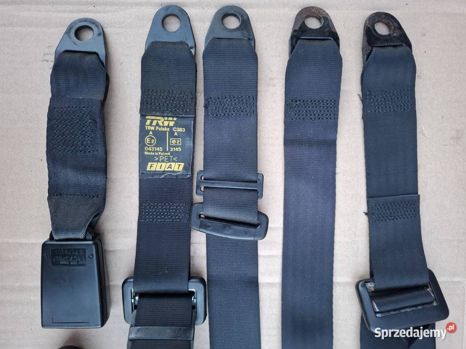 Pasy bezpieczeństwa tył tylne Fiat 126p Maluch Pasy bezpieczeństwa Strzelce Opolskie sprzedam