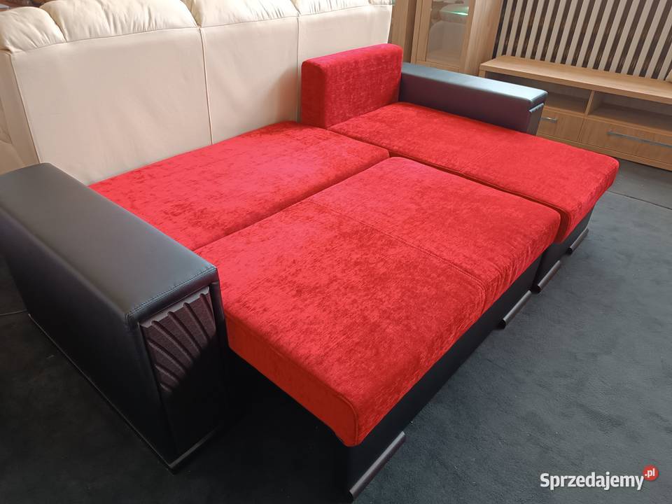 Nowy Narożnik 150x240 z BARKAMI ze spaniem Olesno