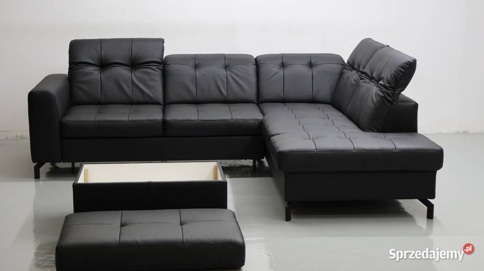 TAL SKÓRA NATURALNA NAROŻNIK funkcja spania PUFA Poznań