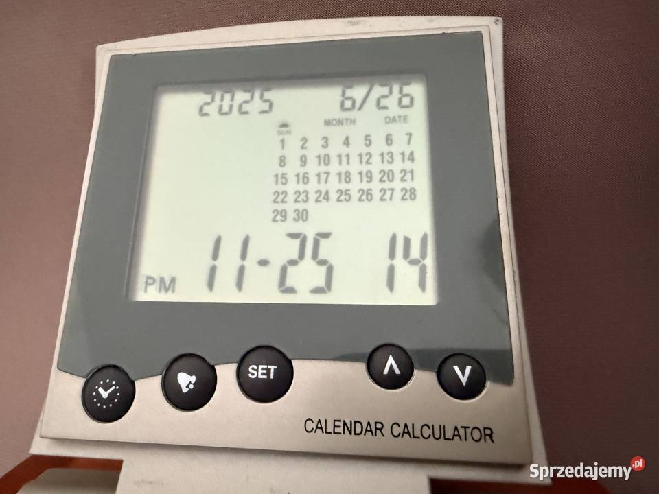 zegarek kalendarz kalkulator mazowieckie Warszawa