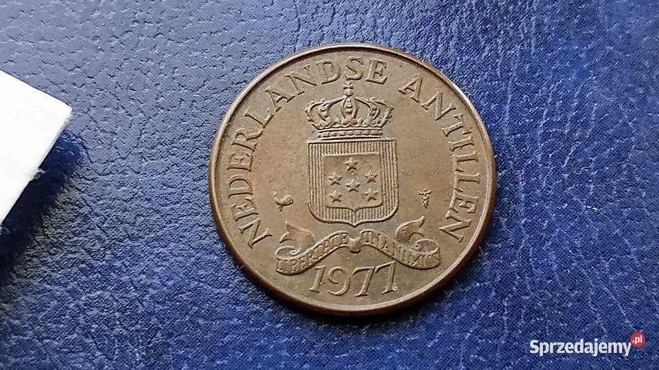 Stare monety 2 12 cent 1977 Antyle Holenderskie Lesko