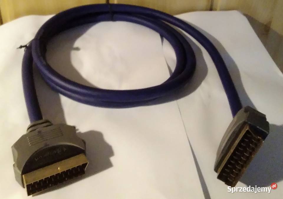 Kabel Euro Euro 21P 16m Scart Do Dekodera DvbT sprzedam