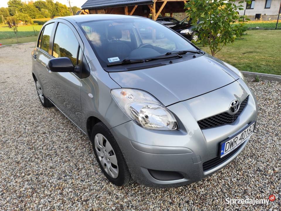 2009 Toyota Yaris II 13 benzyna Salon Polska elektryczne szyby Siekierowice