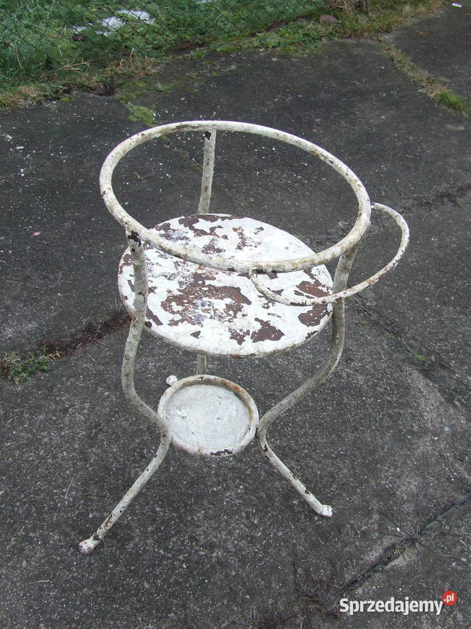 STARA MIĘDZYWOJENNA TOALETKA UMYWALKA METALOWA 2 Nowy Sącz