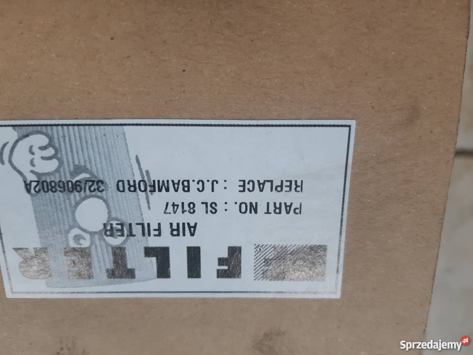 FILTR POWIETRZA WKŁAD WEWNĘTRZNY SL 8147 JCB Koronowo