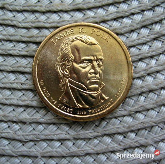 USA 1 Dolar 2009r James K Polk Prezydenci Kalisz sprzedam
