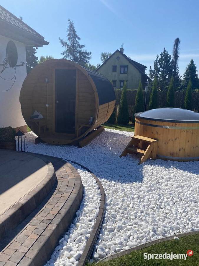 Gorąca Beczka Kąpielowa Balia Ogrodowa Sauna Ostróda