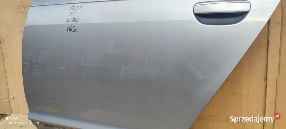 DRZWI LEWY TYŁ AUDI A6 C6 LY7G SEDAN AVANT ORG Przystajń