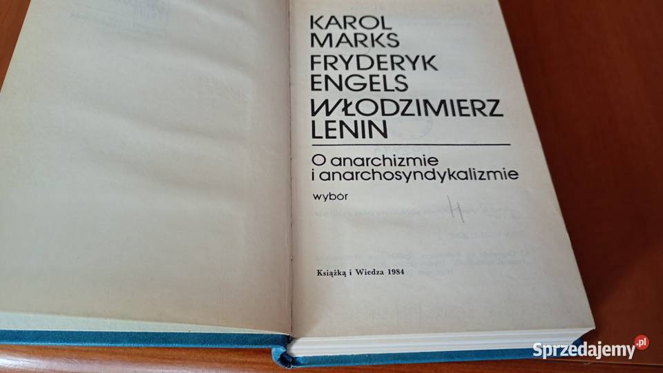 O anarchizmie i anarchosyndykalizmie wybór Karol pomorskie