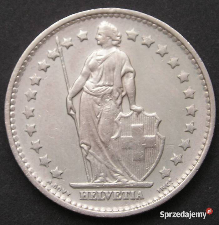 Szwajcaria 1 frank 1970 stan 12
