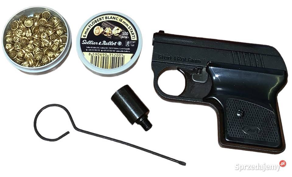 PISTOLET HUKOWY START 1 6MM 100 SZTUK AMUNICJI 6