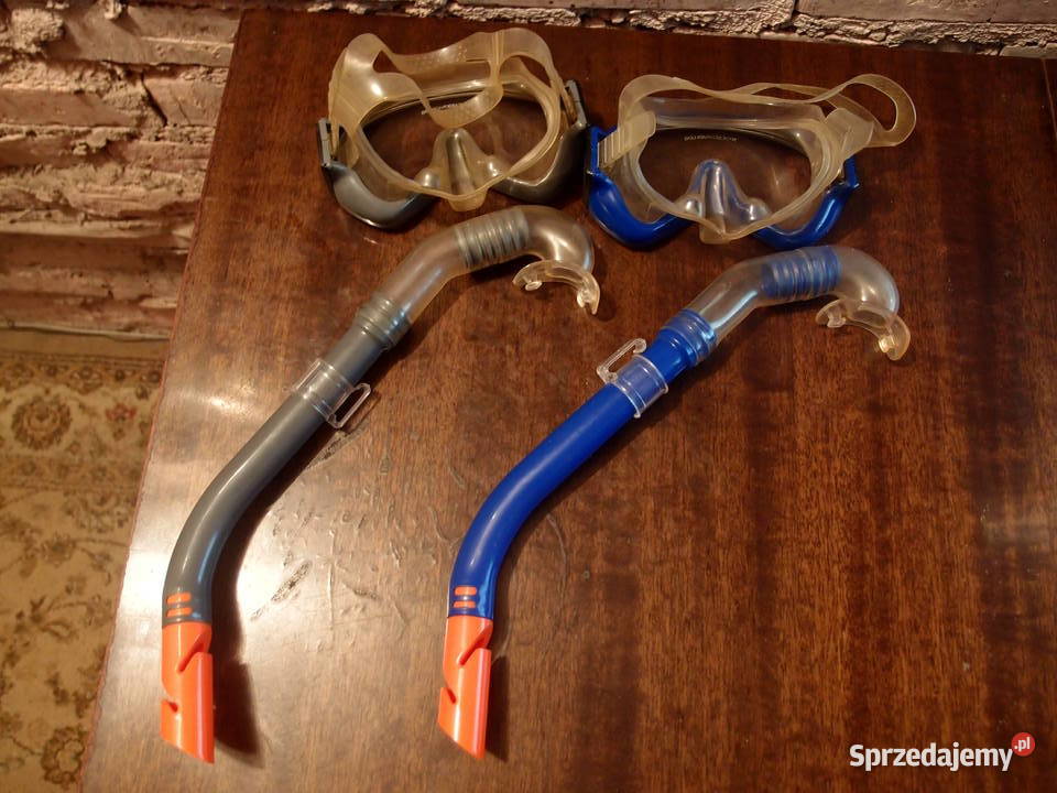 Zestaw do nurkowania dwóch osób maska z rurką łódzkie Łódź