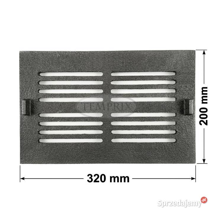 Ruszt żeliwny do kominka pieca Arysto 32x20 Kominki