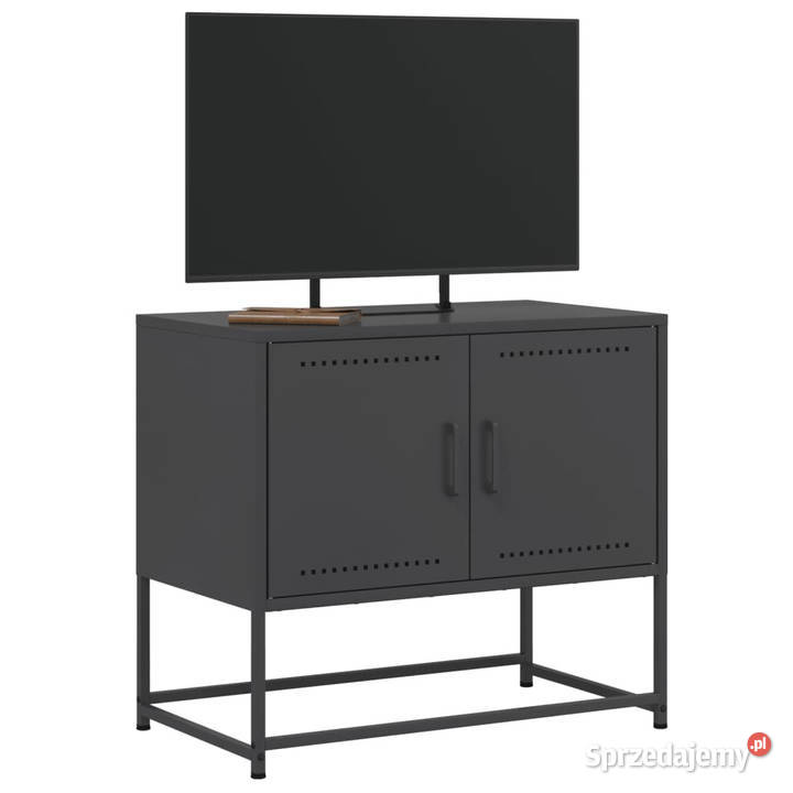 Szafka pod telewizor czarna 685x39x605 stalowa RTV Warszawa sprzedam