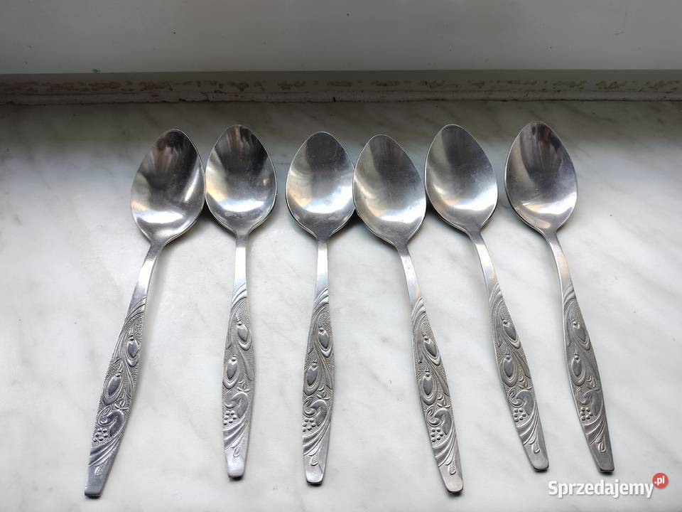 Zestaw dużych łyżek z ZSRRprl Choszczno